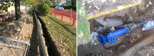 6" Fire Main Installation