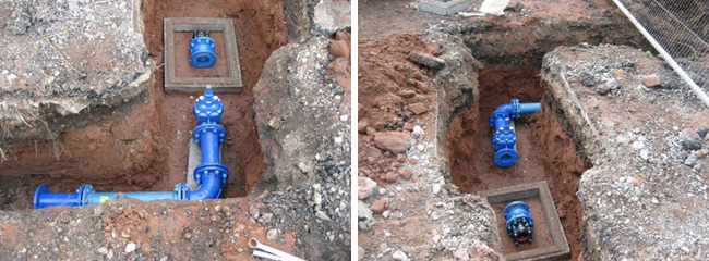 Installation of 110mm Fire Main