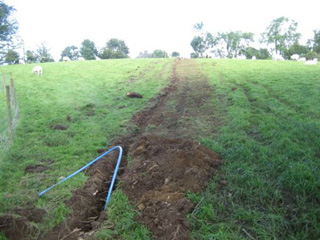 Updating old galvanised water pipe - 250 meters